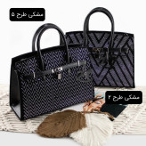 کیف زنانه چرم مصنوعی رسمی و مهمانی ابعاد 30 در 25 در 10 سانتیمتر