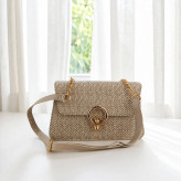 کیف پاسپورتی پارچه ای طرح کنف روزمره و مهمانی