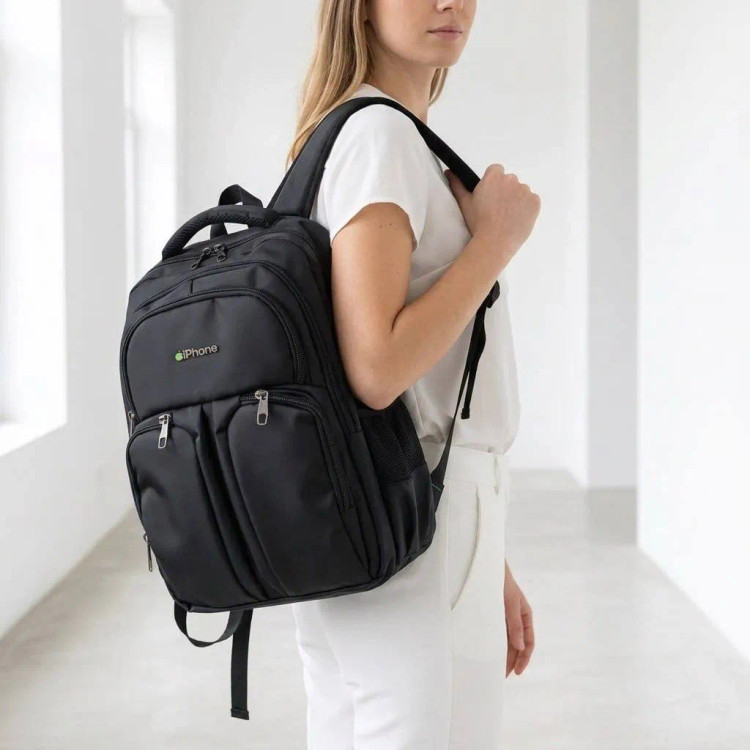 کوله پشتی برزنت اسپرت مناسب مدرسه و دانشگاه با جای لپ تاپ و جیب متعدد