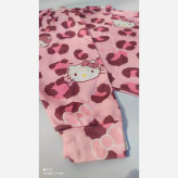 ست بلوز و شلوار راحتی بچه گانه طرح کیتی جنس نخ و پنبه سایز 35 تا 50