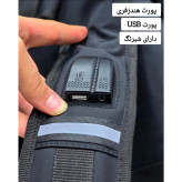 کوله پشتی اسپرت دیبا جادار با جای لپتاپ، پورت USB و هندزفری، ضد تعریق، مناسب 12 سال به بالا